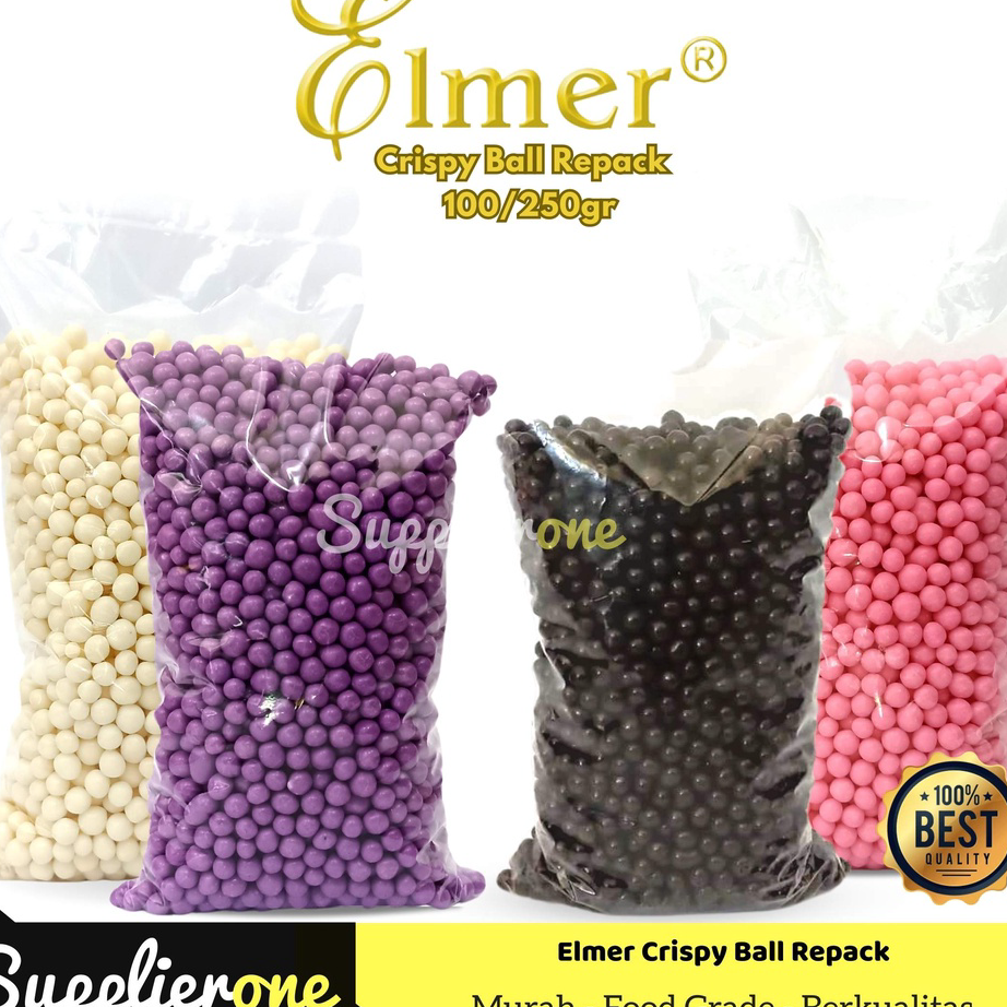 

♪↔✴❆ Elmer Crispy Ball / Crispy Ball / Crispy Ball Elmer 250gr / Crispy Ball Dark Cokelat / Crispy Ball Grape / Crispy Ball White