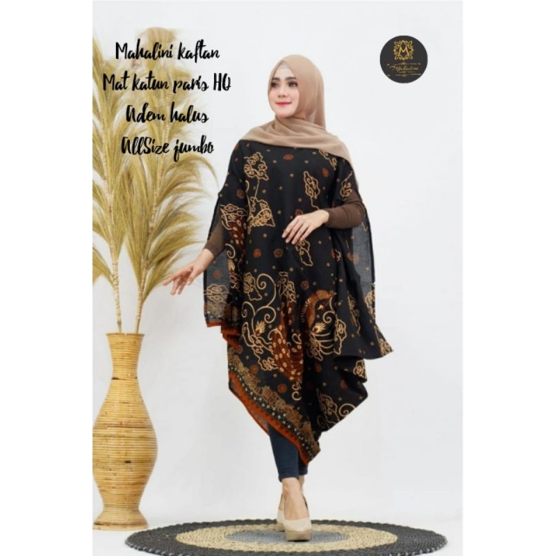 dress Syari/gamis Syari/midi syari/Batik kaftan batin ori by mahalini