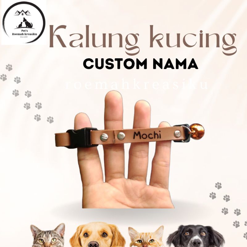 Kalung kucing Custom Nama# kalung kucing custom nama murah