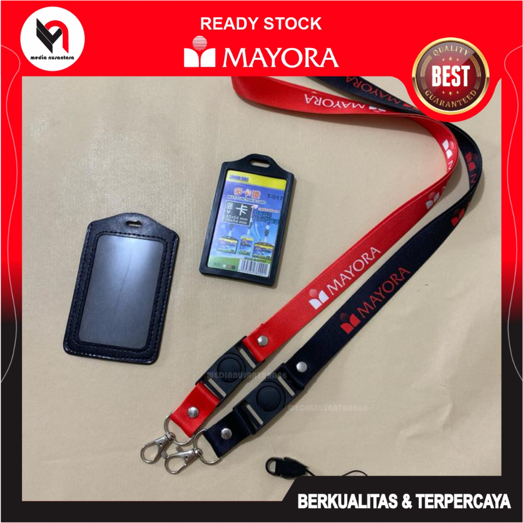 

Tali ID Card Mayora Lanyard Printing 2 Sisi