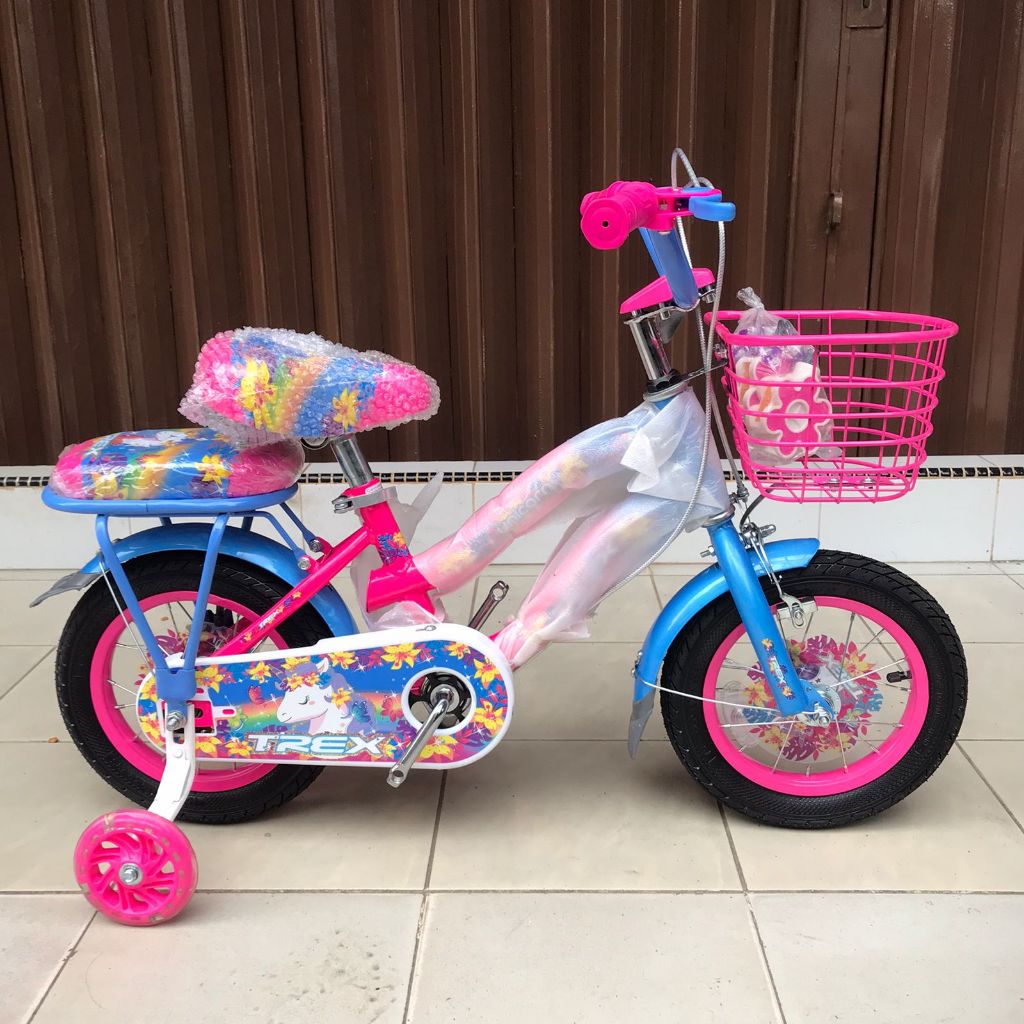 GOSEND Sepeda Anak Perempuan Mini 12 TREX UNICORN