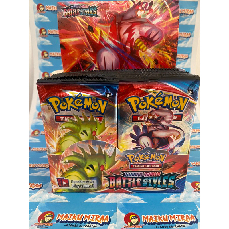 Kartu Pokemon Booster Sword and Shield Battle Styles