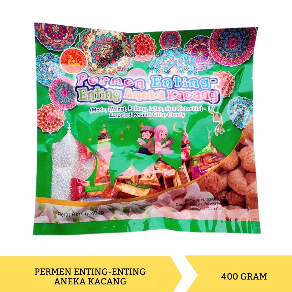 

Permen Enting-Enting Aneka Kacang,400gr