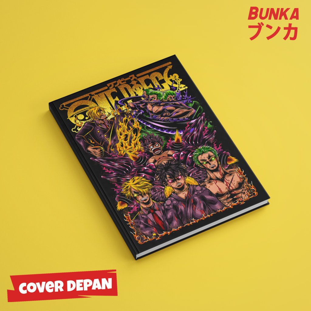

Note Book Aesthetic Anime One Piece Trio Monster Action Design Hardcover A5 Buku Tulis Catatan Notes Agenda Planner Jurnal vintage buku catatan story book kado anniversary valentine cowok cewek murah