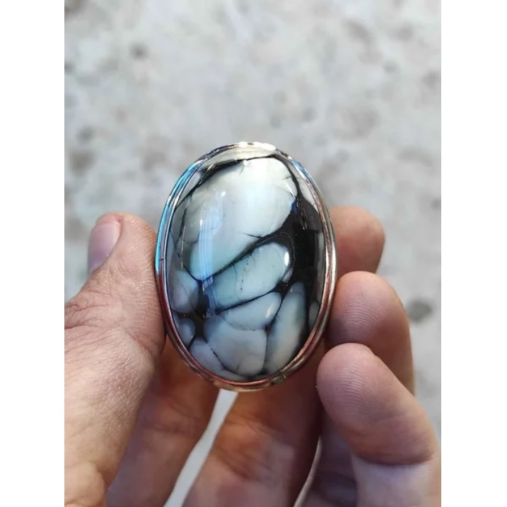 Bacan Albino Motif Kura Dim 35 jumbo Bkn Pirus Pandan Yaman Garut