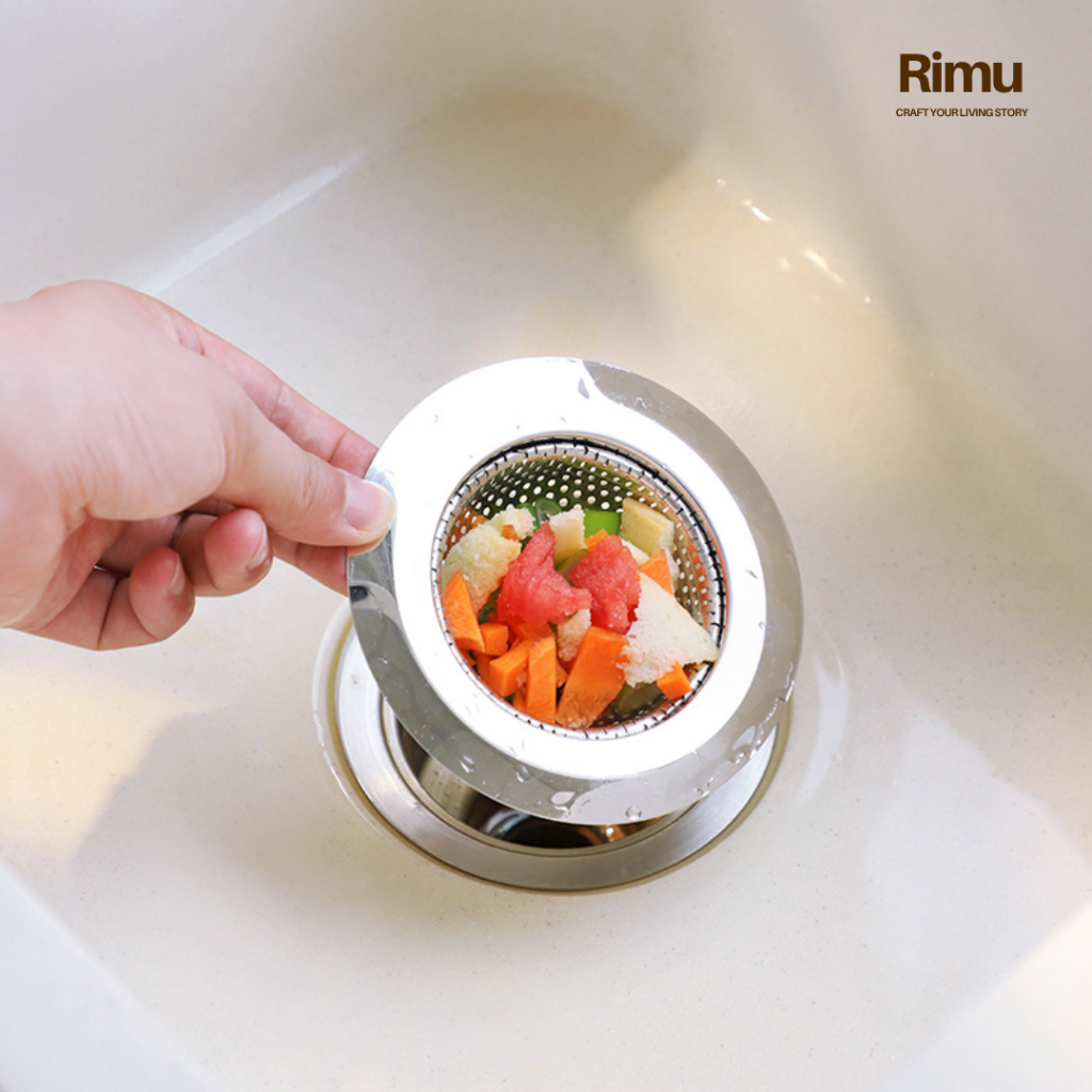 RIMU Sink Filter Saringan Wastafel Bahan Stainless Steel Jaring Wastafel