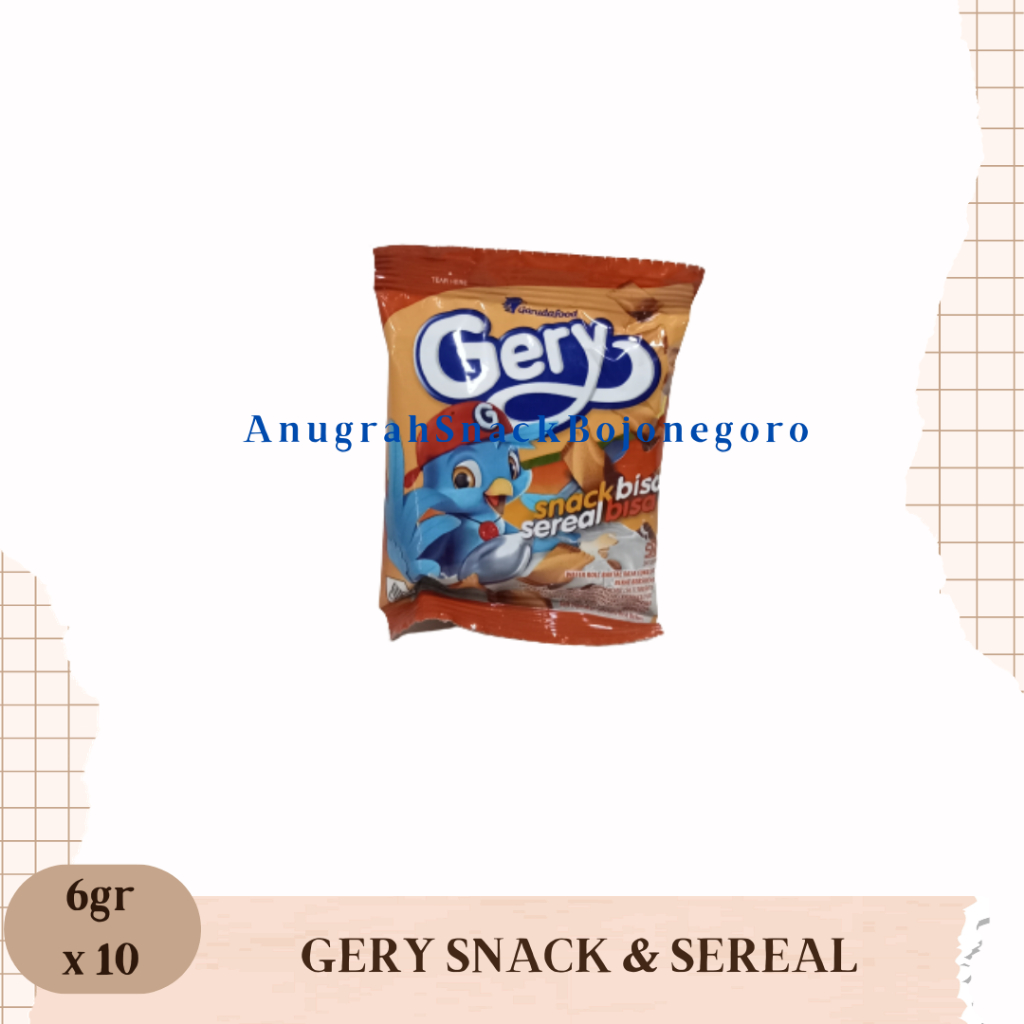 

Gery Snack & Sereal Renceng 6gr x 10