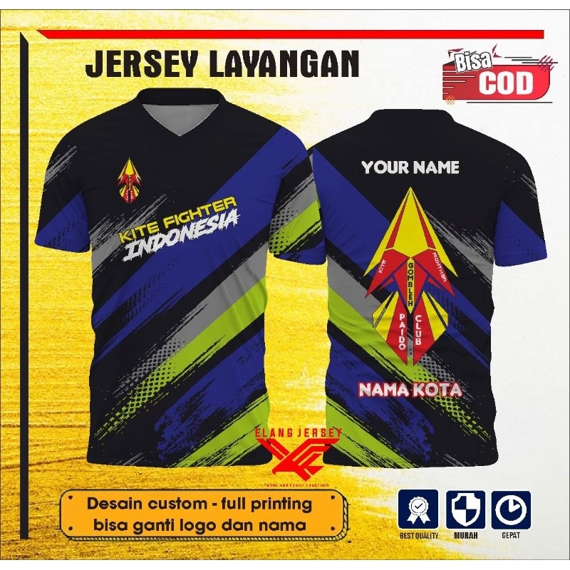 JERSEY KITE FIGHTER DESAIN CUSTOM