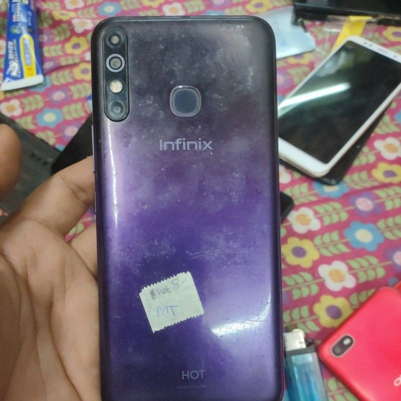 infinix hot 8 minus lcd baca deskripsi