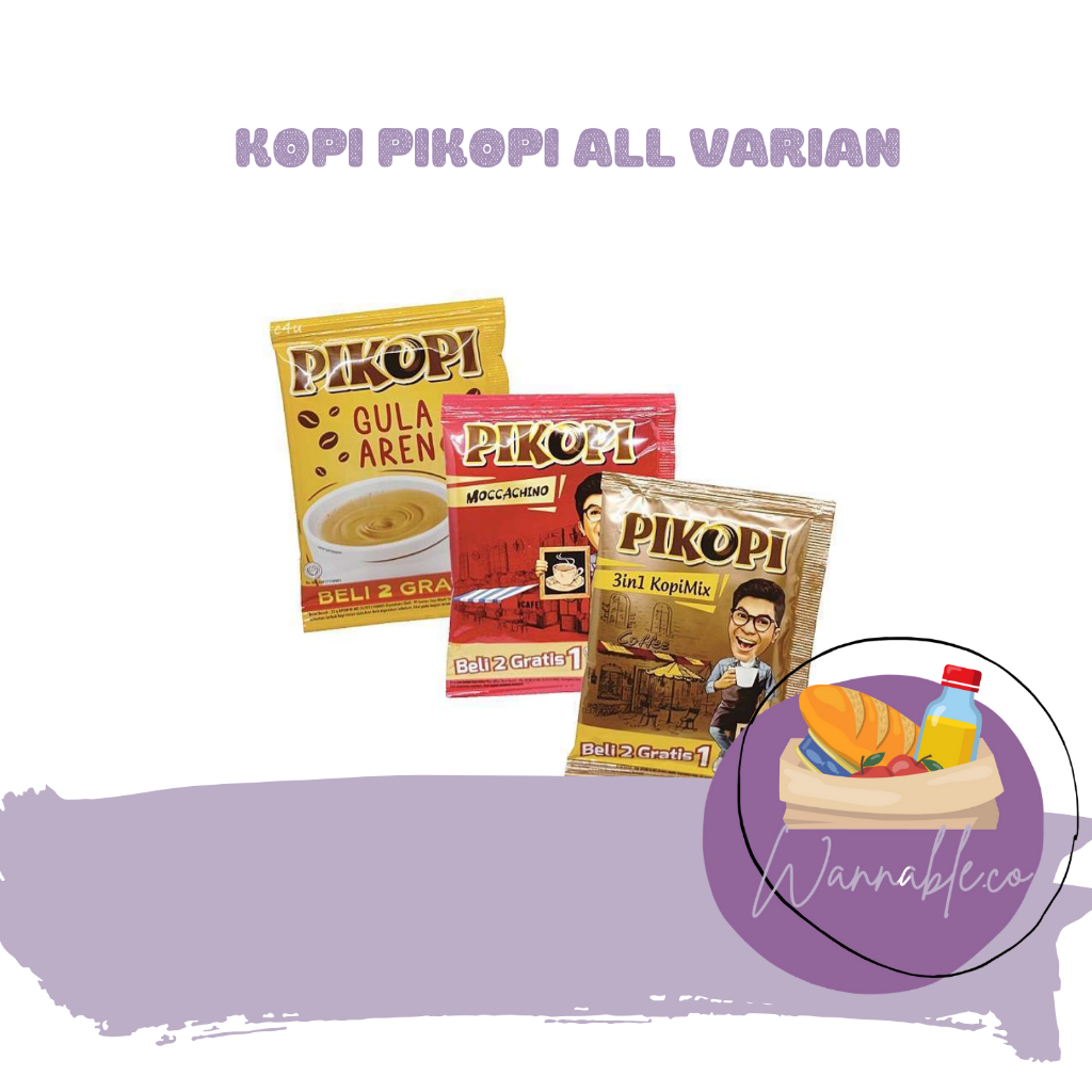 

KOPI PIKOPI GULA AREN, MOCCACHINO, MIX 3IN1, ORIGINAL TERMURAH