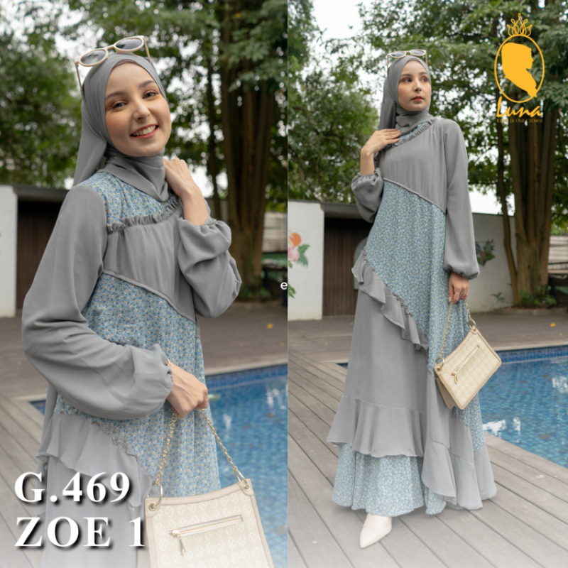 Zoe dress by Luna Hijab Kudus Official