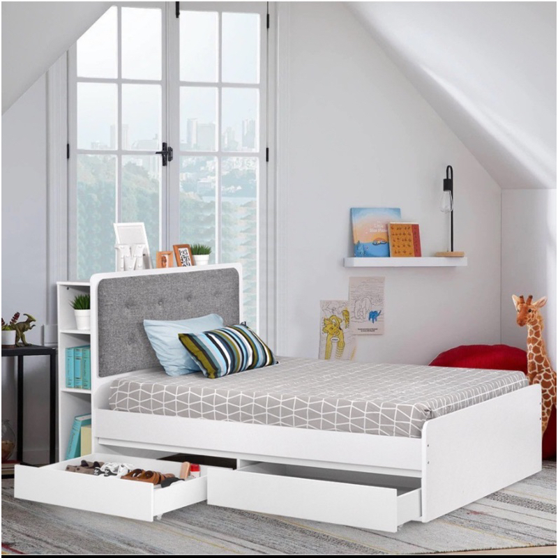 Ranjang Kasur Eclipse White 120x200