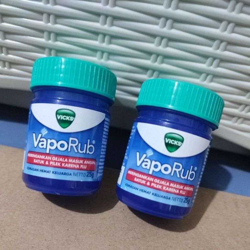 Vicks Vaporub 25 gram masuk angin batuk pilek flu anak