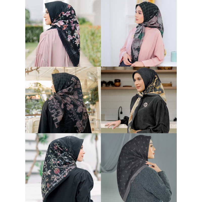 READY NEW ARSSCARF Chassa harvestia halina alezia arcelia black