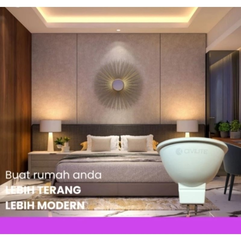 Lampu Led MR16 12V Warm White 2700K Civilite