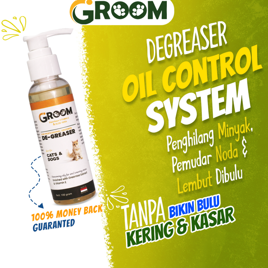 LFPY5219 7.7  Groom Degreaser Kucing Degreaser Grooming Ukuran 100 Gram