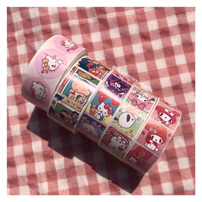 

(Dream) Cute sanrio masking sticker roll (200pcs)