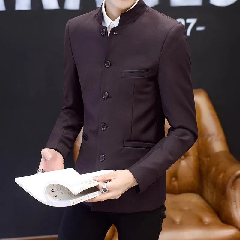 Jas formal mandarin/Jas koko/Jas ipman/Blazer mandarin saku insting