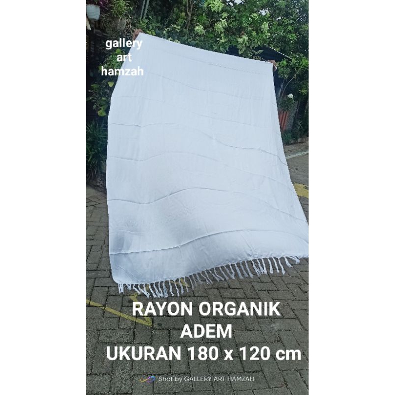 kain super rayon organik ukuran 200x115cm bahan ecoprint