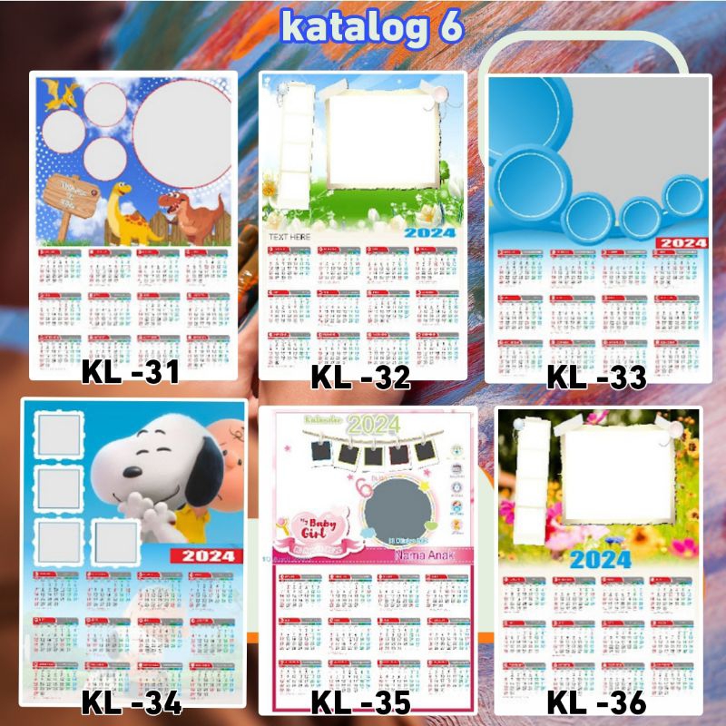 

kalender custom 2024 isi 1 lembar