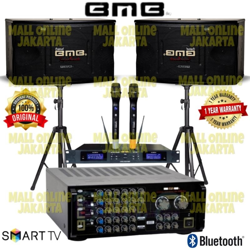 Paket karaoke Bmb 15 inch Sound system indoor home theater fullset