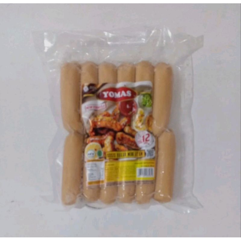 

YOMAS SOSIS BAKAR MINI AYAM ISI 12pcs 500gr