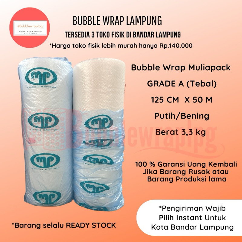 

Bubble Wrap Lampung - Hitam & Putih (Grade A)