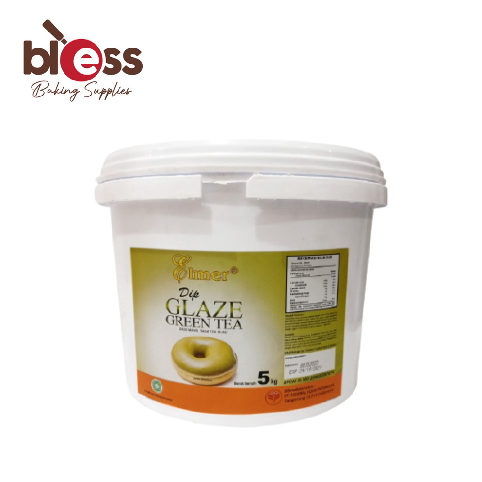 

⚡BEST SELLER⚡ ELMER GLAZE GREEN TEA 5 KG / DOUGHNUT TOPPING DONAT DONUT PISANG NUGGET