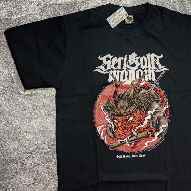 Kaos Serigala malam Ronin scroll