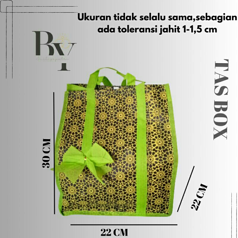 

Tas Spunbond box/tas hajatan/tas goodie bag