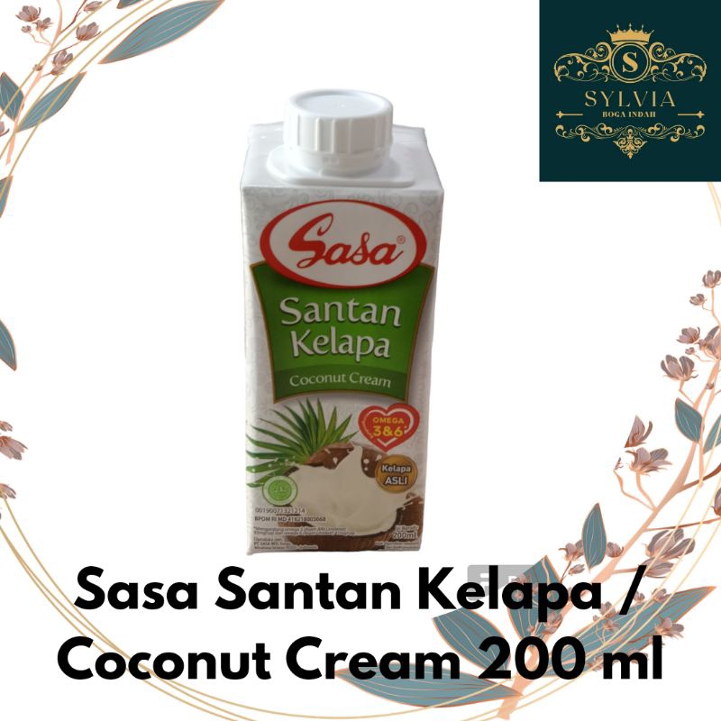 

Sasa Santan Kelapa / Coconut Cream 200 ml 1 pc