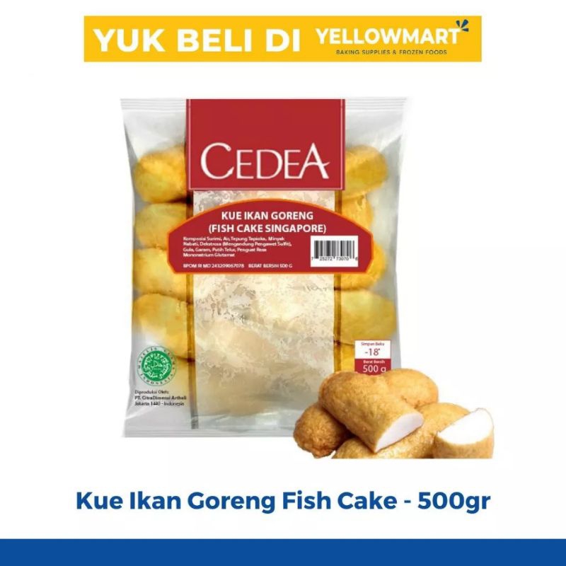 

Cedea Fried Fishcake Kue Ikan Goreng - 500gr