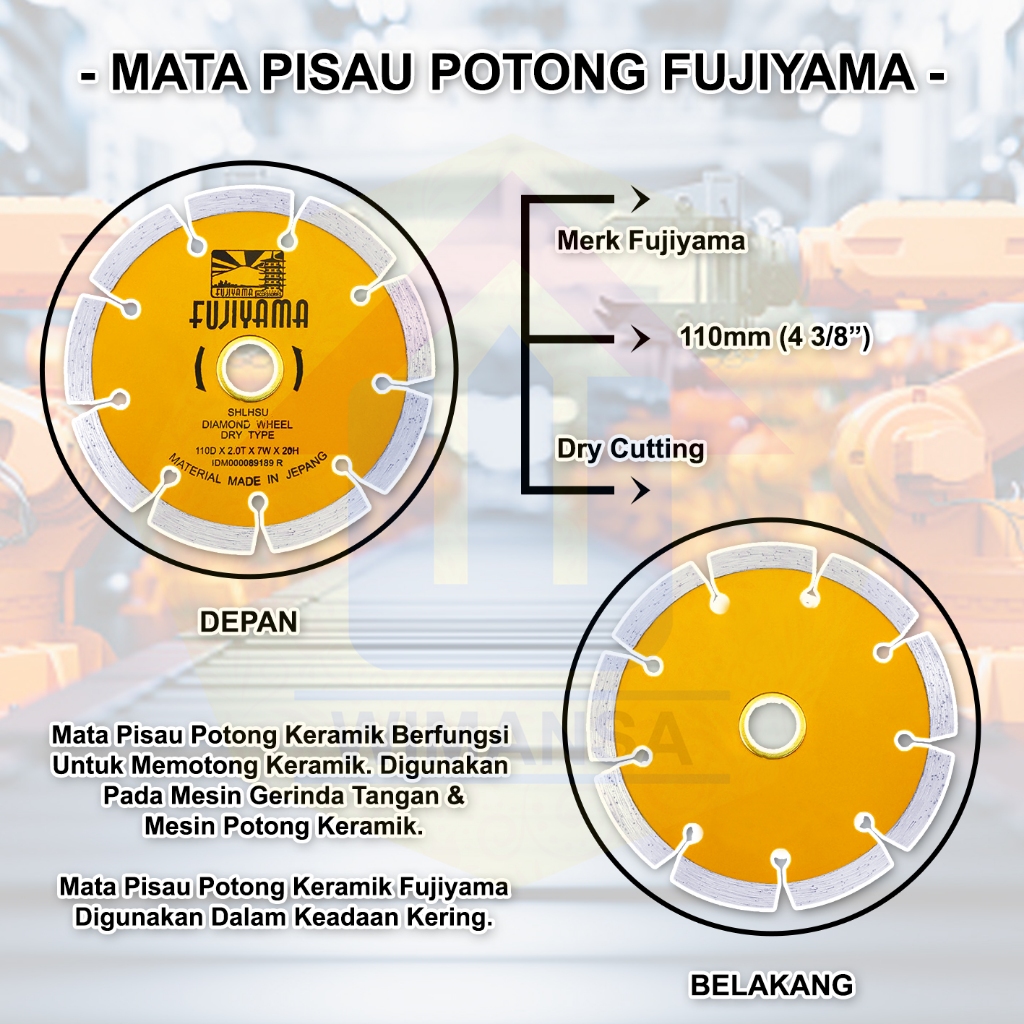 MATA PISAU POTONG KERAMIK FUJIYAMA