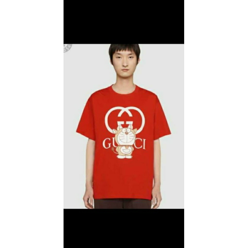T-shirt Doraemon Gucci cotton