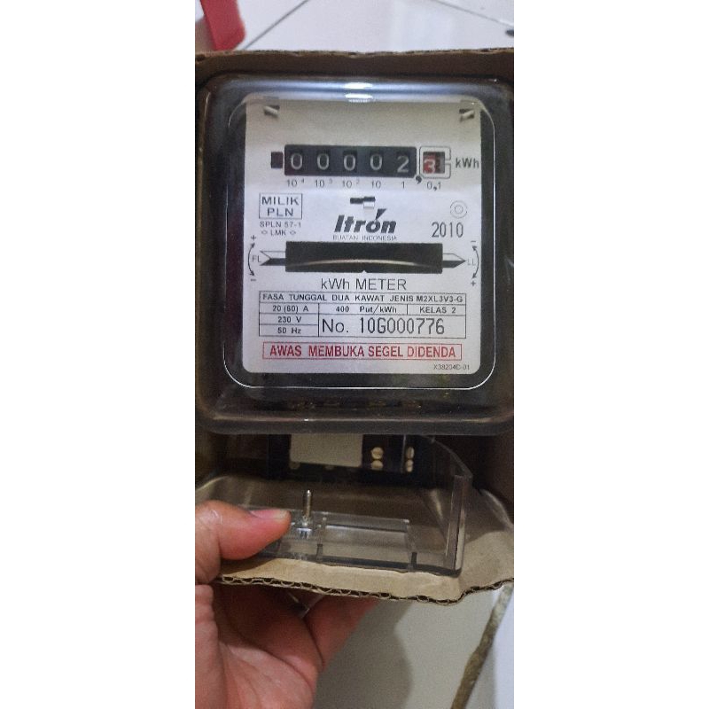 kwh meter 1 Phasa merk ITROn 20/60 A Analog
