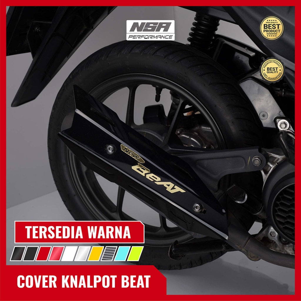 Neo NSA COVER KNALPOT BEAT 2010-2024 Tutup Knalpot All Honda Beat AKSESORIS MOTOR BEAT NSA
