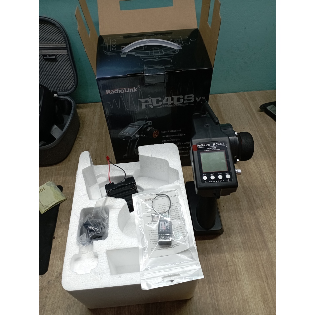 remote transmitter rx tx radiolink rc4gs + 2 receiver
