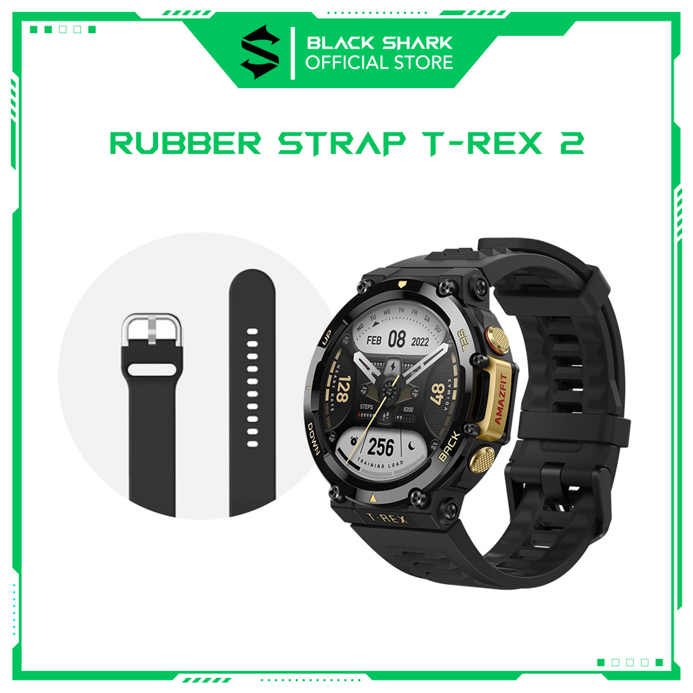 Rubber Strap with Screwdriver for Smartwatch Amazfit T-Rex 2 | Strap Pengganti + Toolkit Smartwatch 
