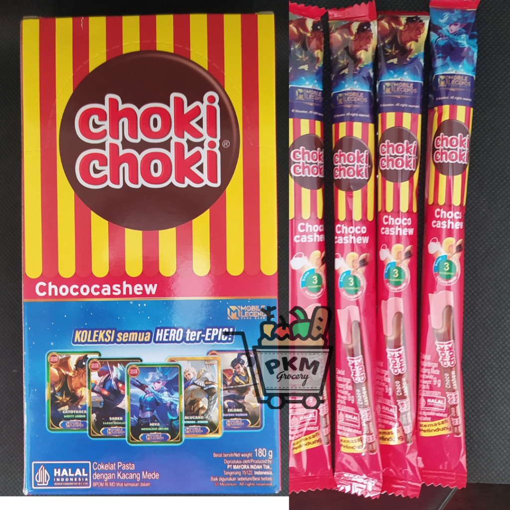 

CHOKI CHOKI Stik Chococashew 10 gr 1 box isi 20 pcs