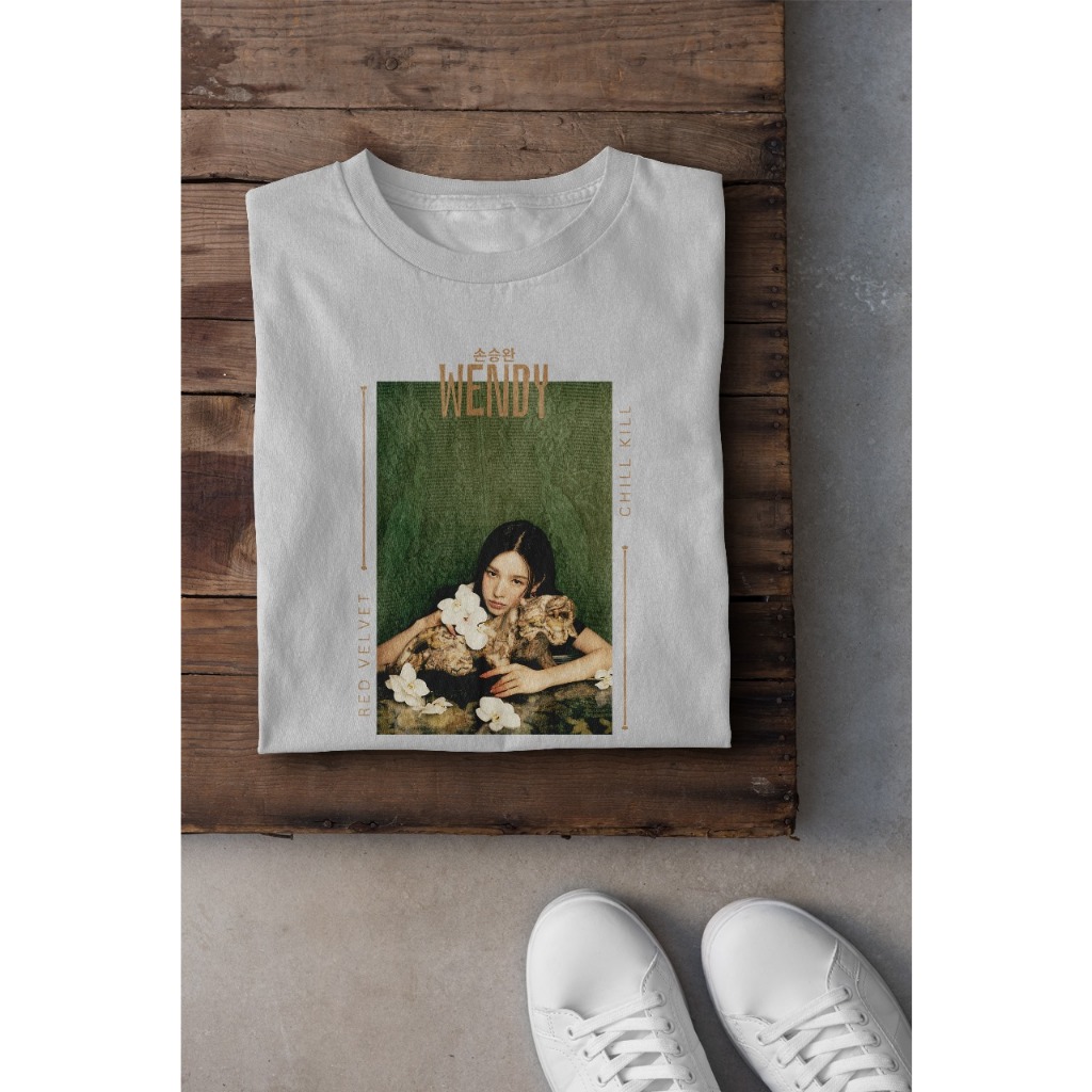 Pretty Savage - Kaos Oversize Red Velvet Wendy Chill Kill Photo