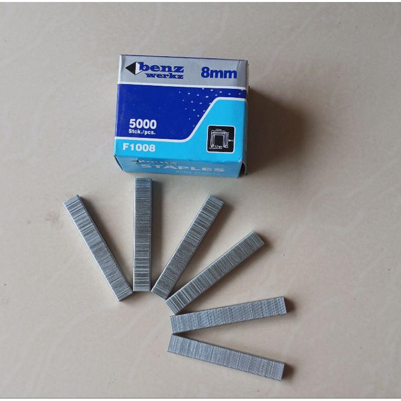 

BENZ 1008 F ISI STAPLES TEMBAK MANUAL 8MM ISI STAPLES 8MM 500 PCS