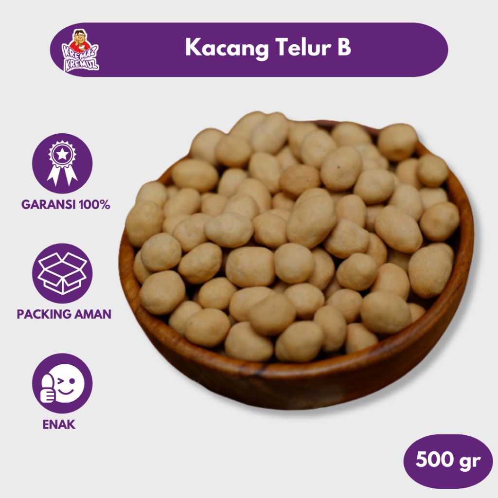 

KACANG TELUR OVEN MANIS GURIH 250gr 500gr