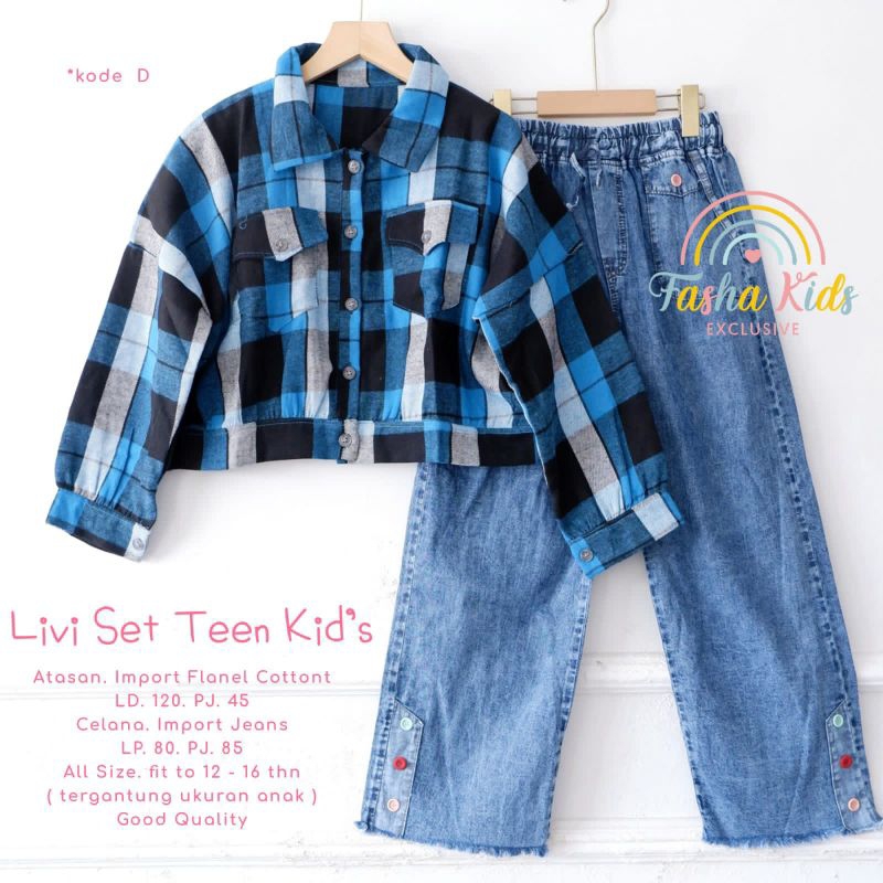 setelan Livi Kids Fasha