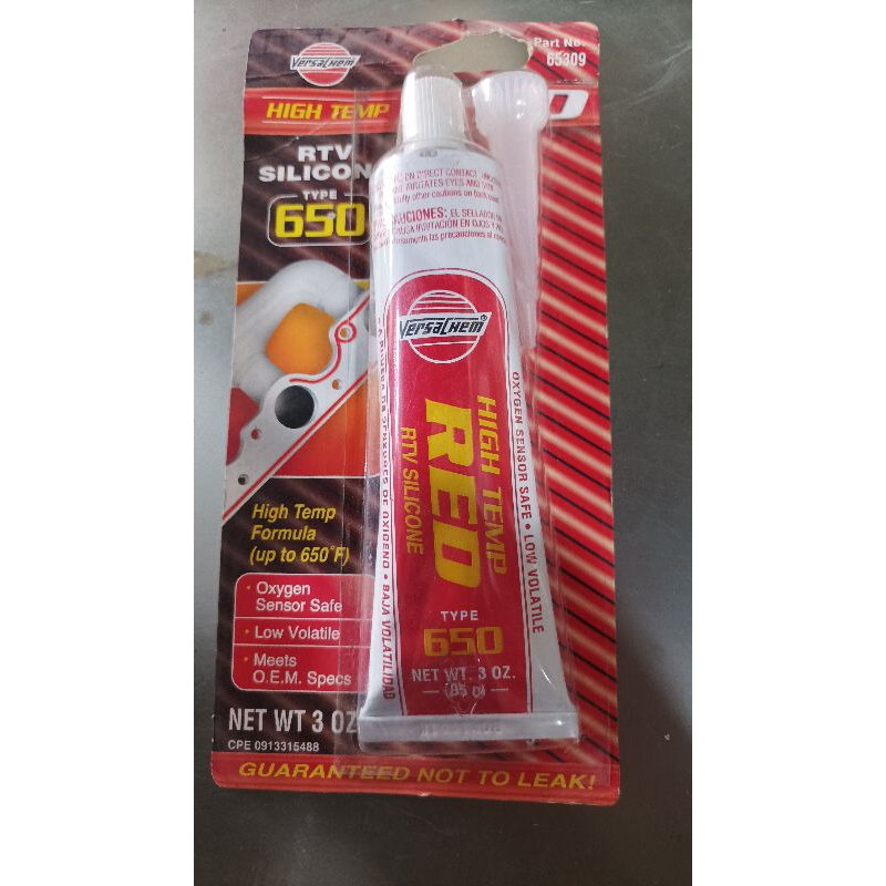 

lem gasket 85gr silicone red