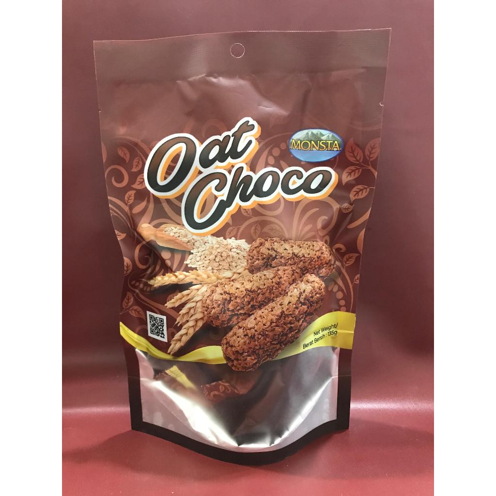 

Monsta Oat Choco Chocolate 135g - Oat Choco Bar Rasa Coklat Monsta