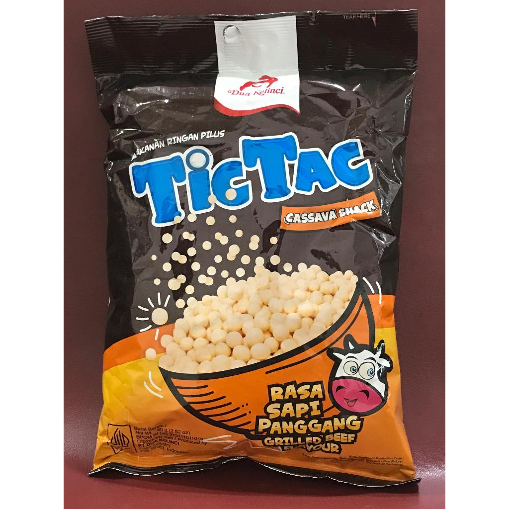 

TicTac Kacang Pilus Rasa Sapi Panggang 90g - Kacang Pilus Dua Kelinci Tic Tac Sapi Panggang