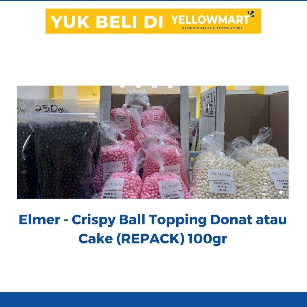 

Elmer - Crispy Ball Topping Donat atau Cake (REPACK)