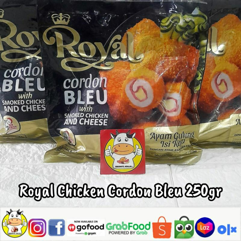 

BELFOOD ROYAL CORDON BLEU 250GR-FROZEN FOOD-BRONTZ JOGJA