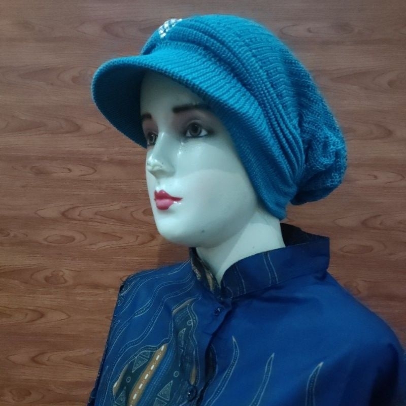 Ciput Rajut Nini Ciput Pet Topi Kerepus Nini /Nenek / Penutup Rambut Wanita