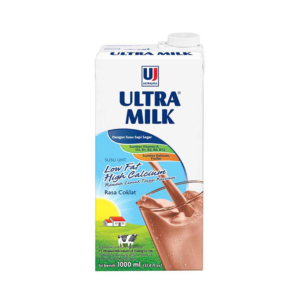 

Ultra Milk Low Fat Chocolate 1000ml